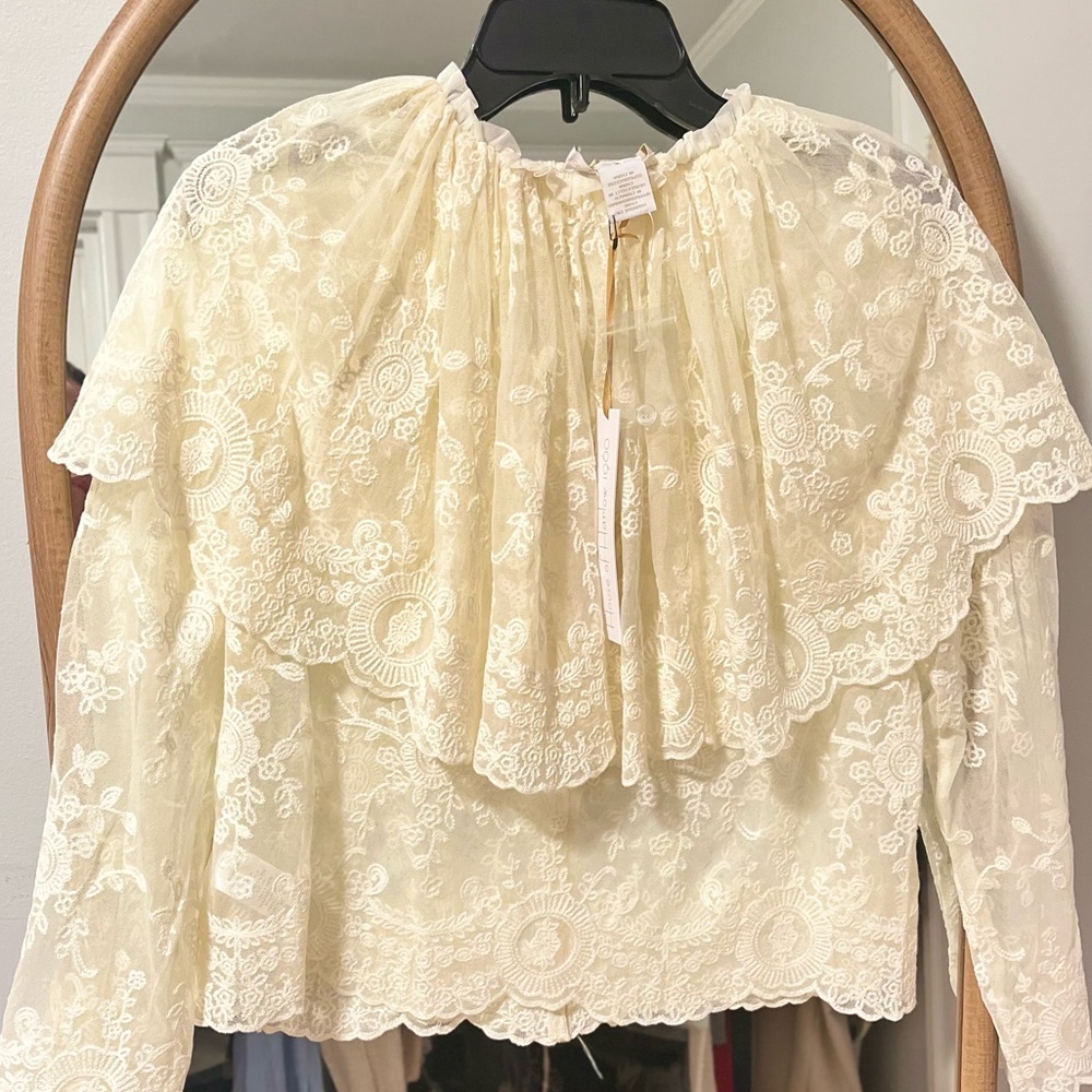 TREND NEW ! HOUSE OF HARLOW LACE BLOUSE 
🚨FIRM PRICE NO DISCOUNT ON THIS BLOUSE - Picture 12 of 16